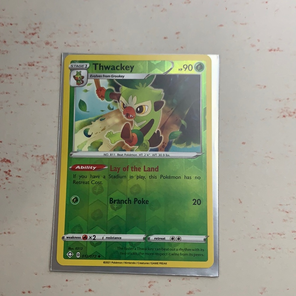 Pokémon Card THWACKEY